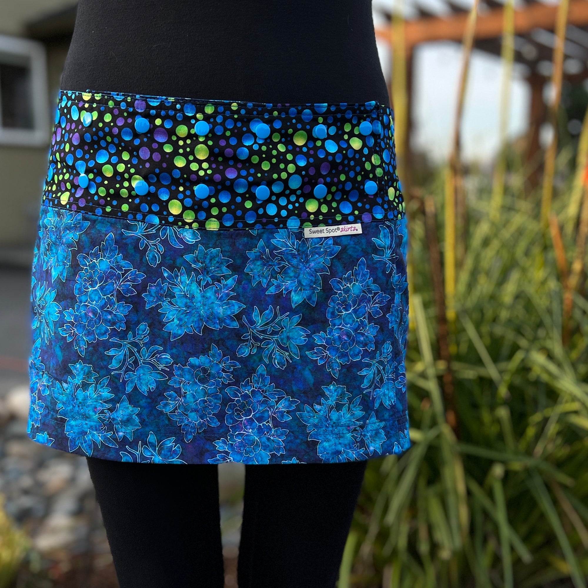 Blue Bubbles Athletic Skirt (limited quantity)