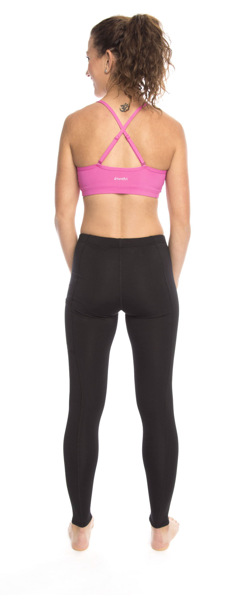 Workout Leggings Spandex Activewear Running Tights Black
