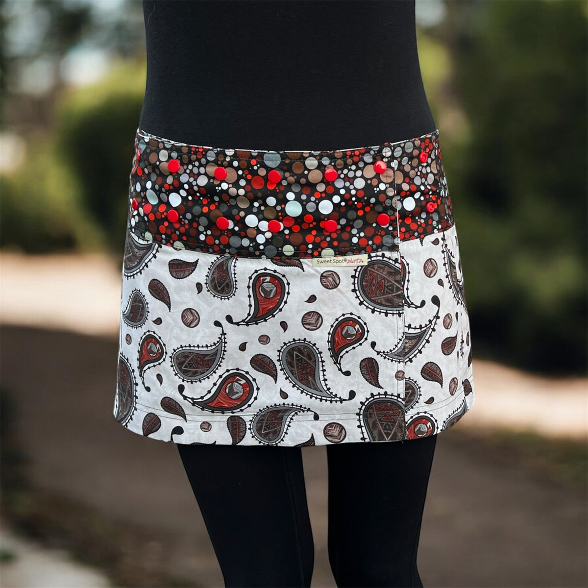Paisley Paradise Athletic Skirt