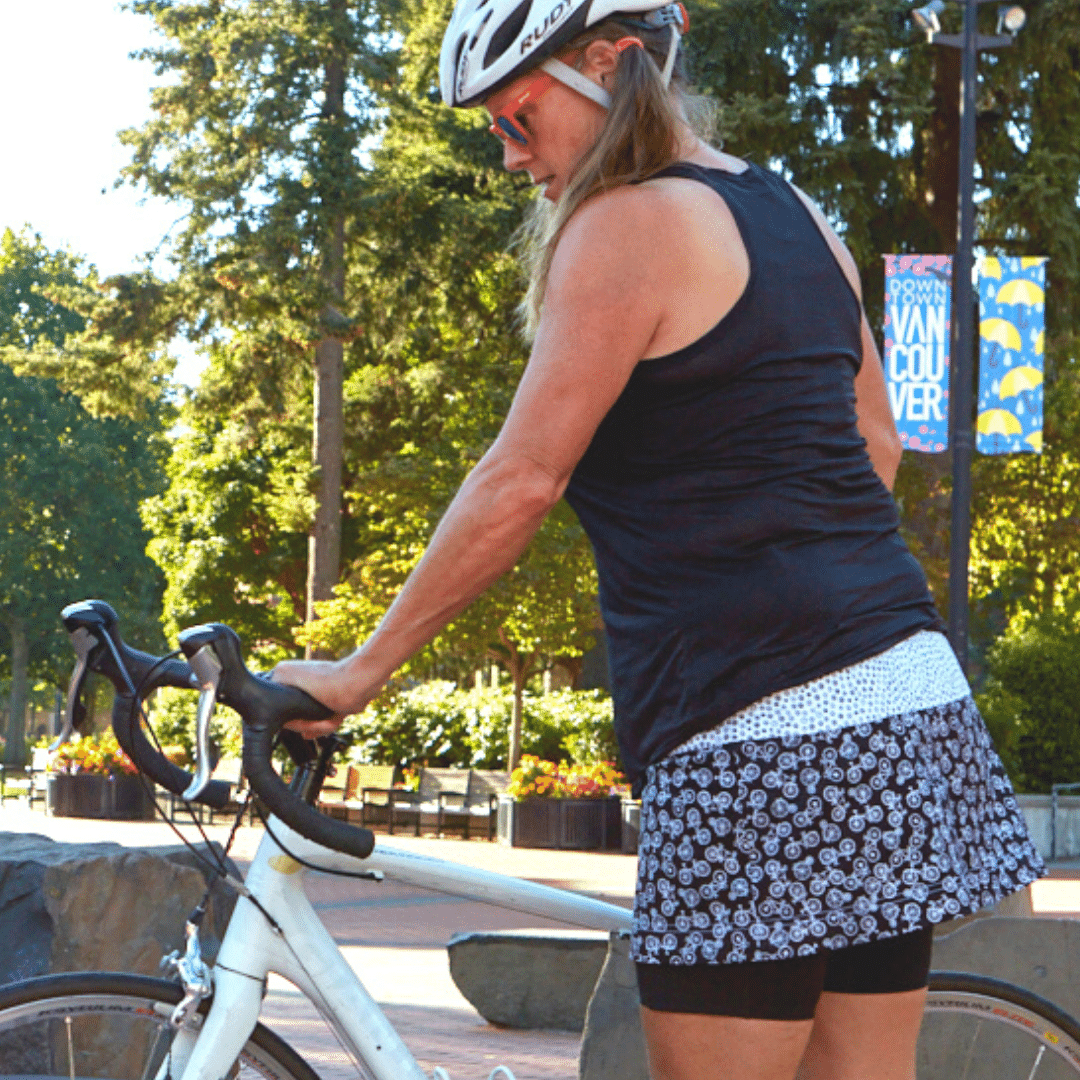 Skirt with bike shorts shop