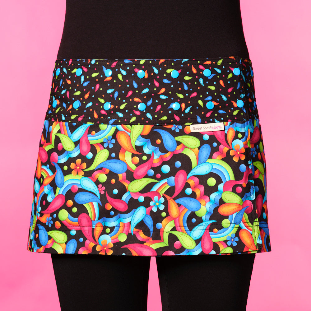 Blue Bubbles Athletic Skirt (limited quantity) - Sweet Spot Skirts